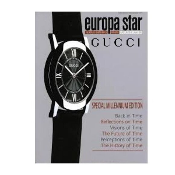 Gucci, Stainless Steel & Leather Swiss Made Watch Square G Closure - Picture 16 of 16